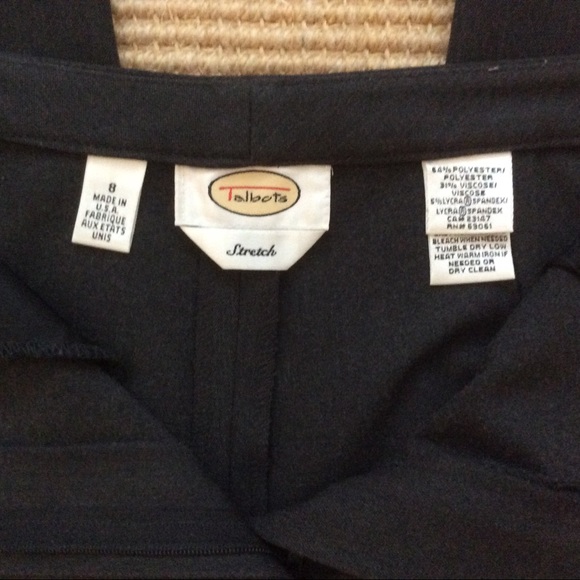 Talbots Straight Leg Stretch Pants Gray Size 8 - Picture 7 of 14